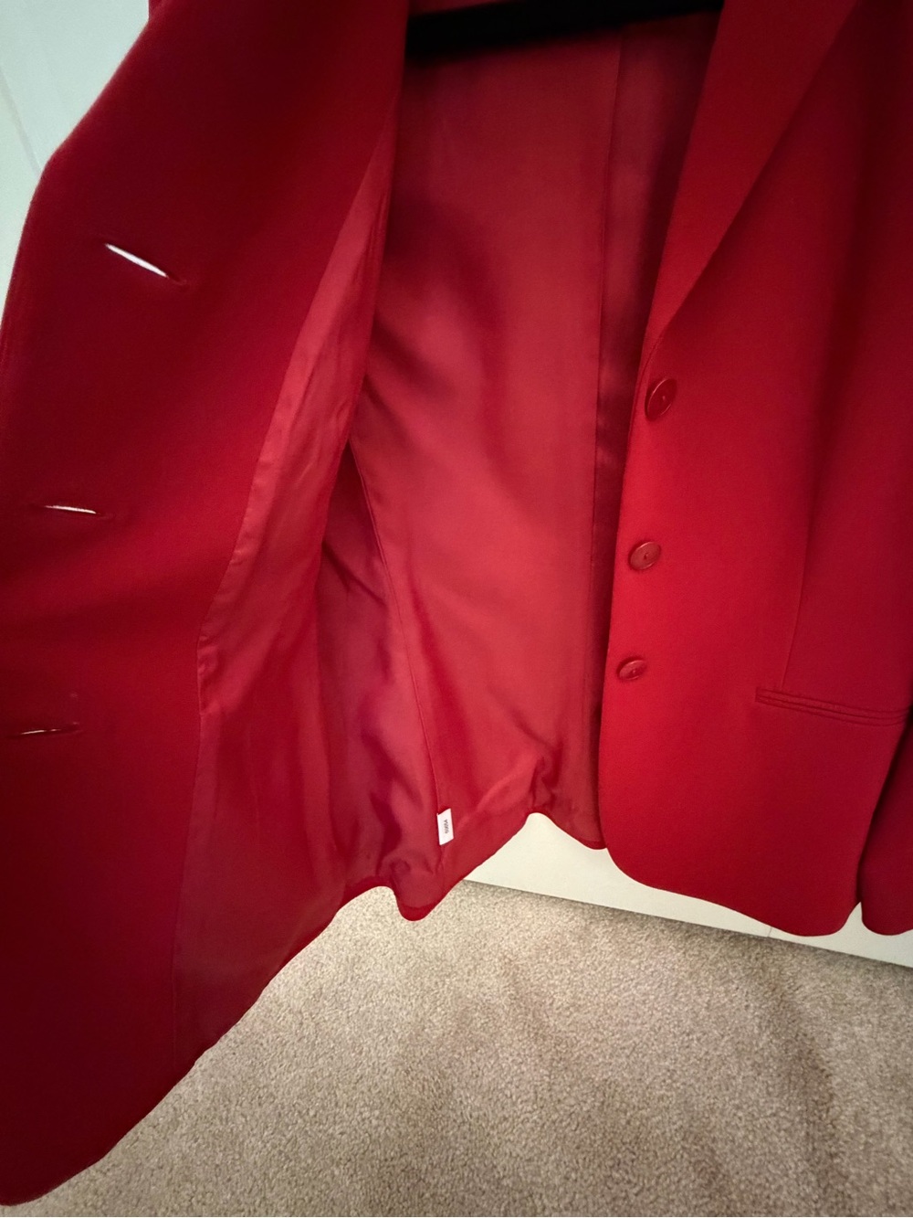 Ann Taylor Petites Vibrant Red Blazer - Picture 5 of 8